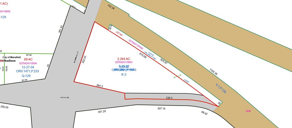 1501 Bowman Road, Mansfield, Ohio 44903, ,Land,For Sale,Bowman Road,9070319